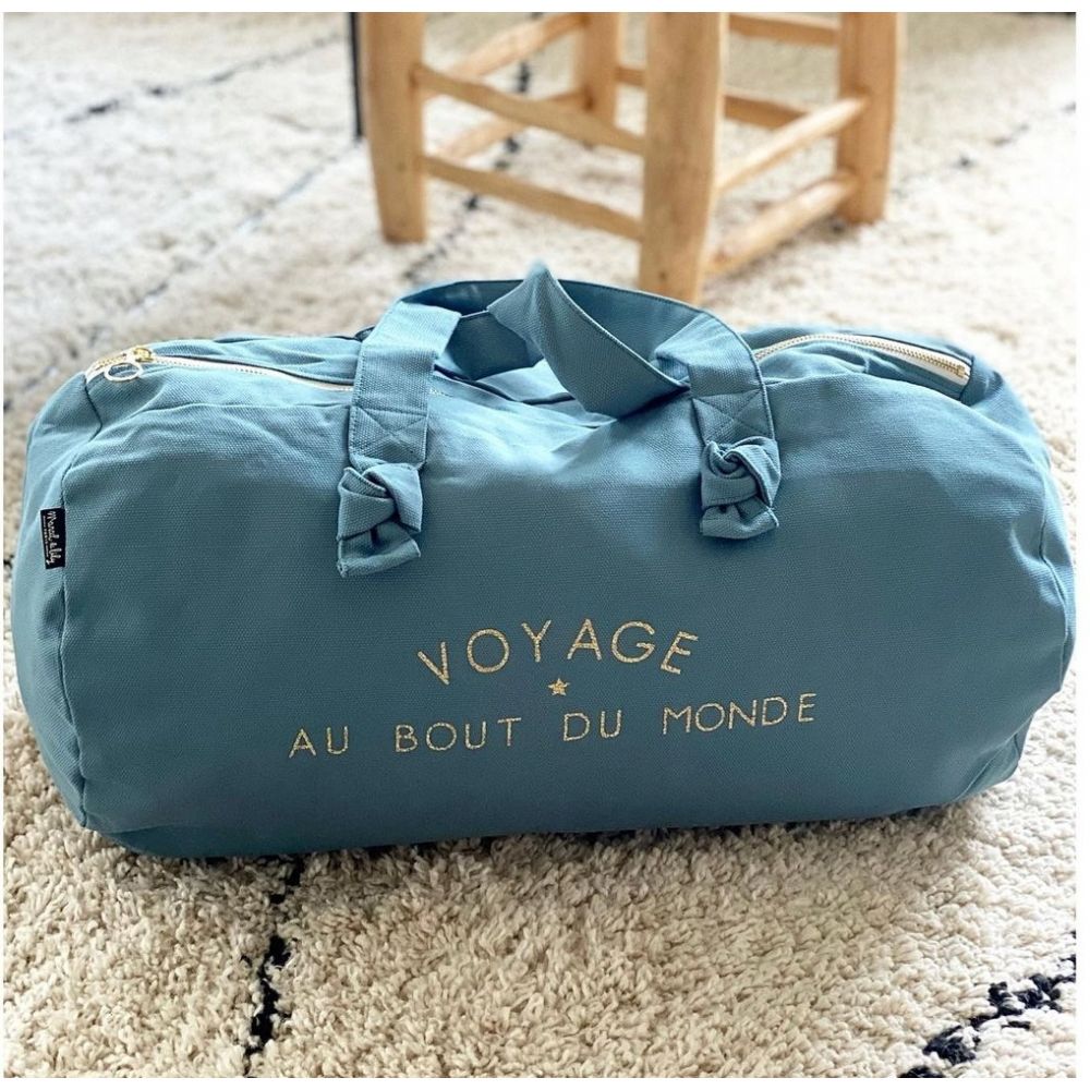 Sac polochon - eucalyptus - Voyage au bout du monde