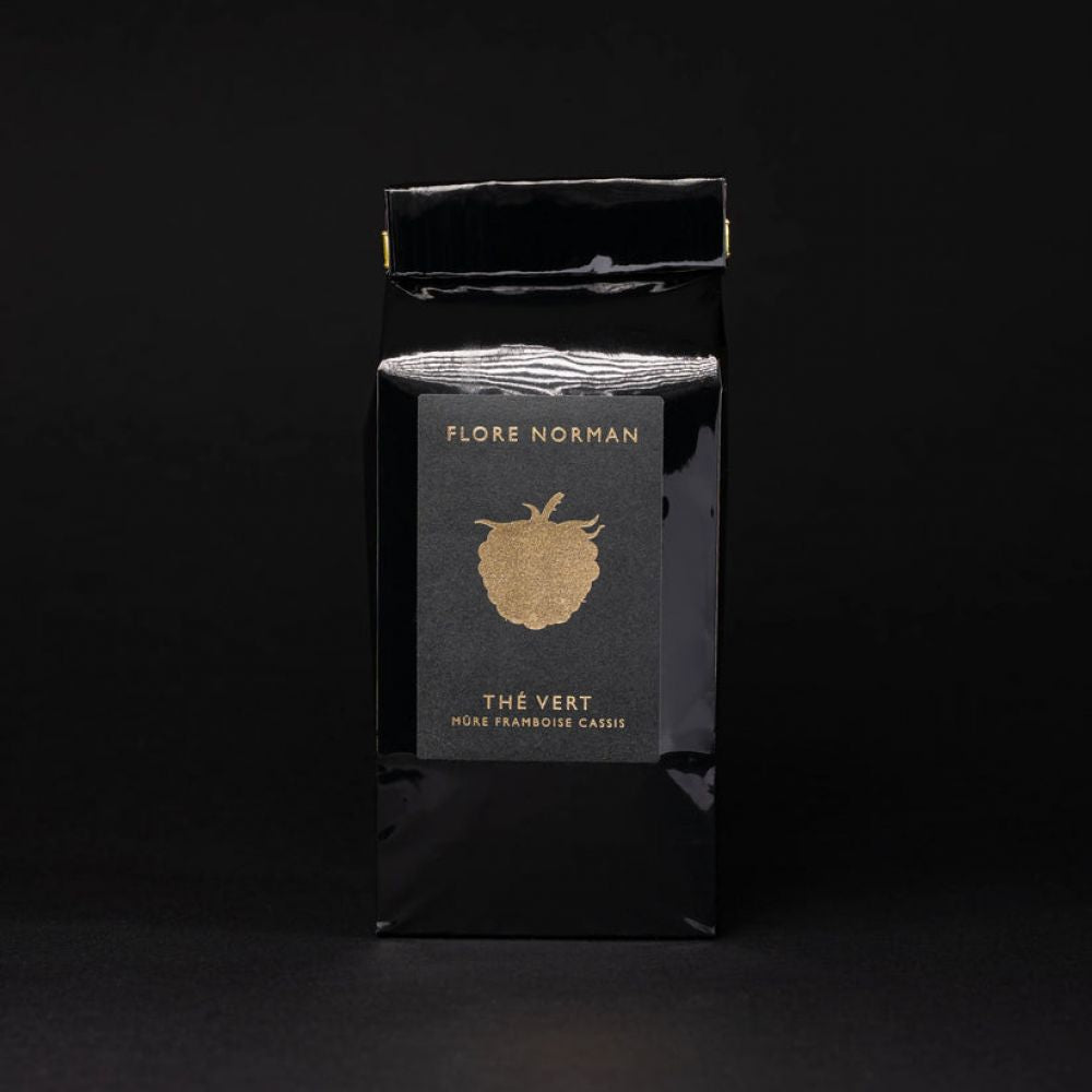 Sachet 100g Thé vert Mûre Cassis Framboise