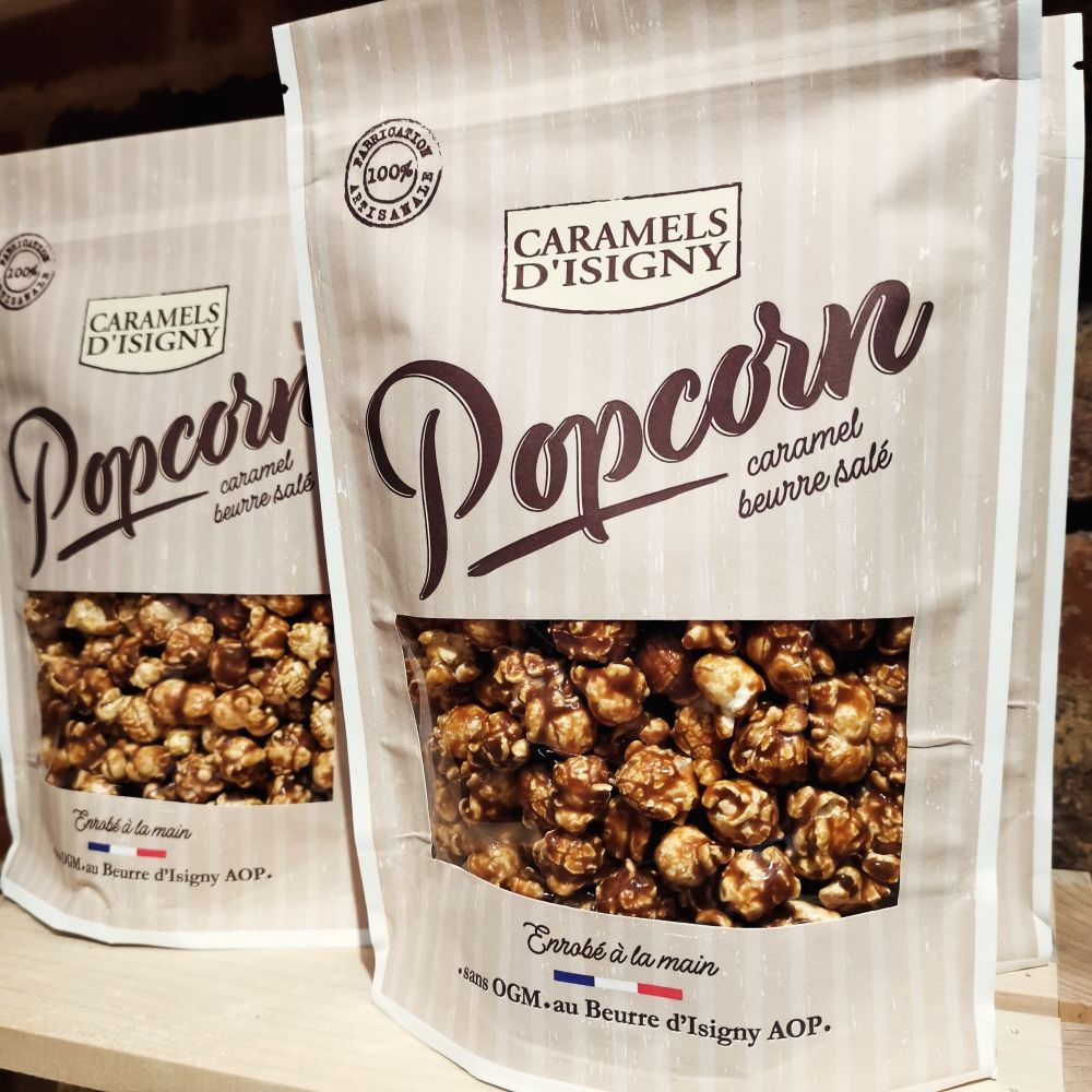 Popcorn au caramel d'Isigny beurre salé