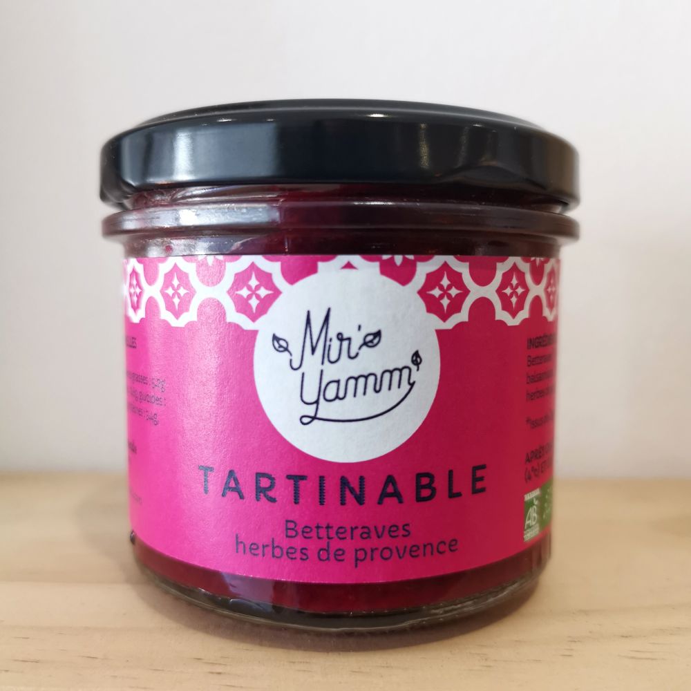 Tartinable bio - betteraves, herbes de provence