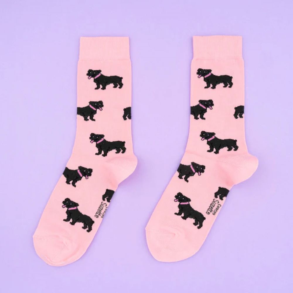 Chaussettes 35/44 - Staffie roses