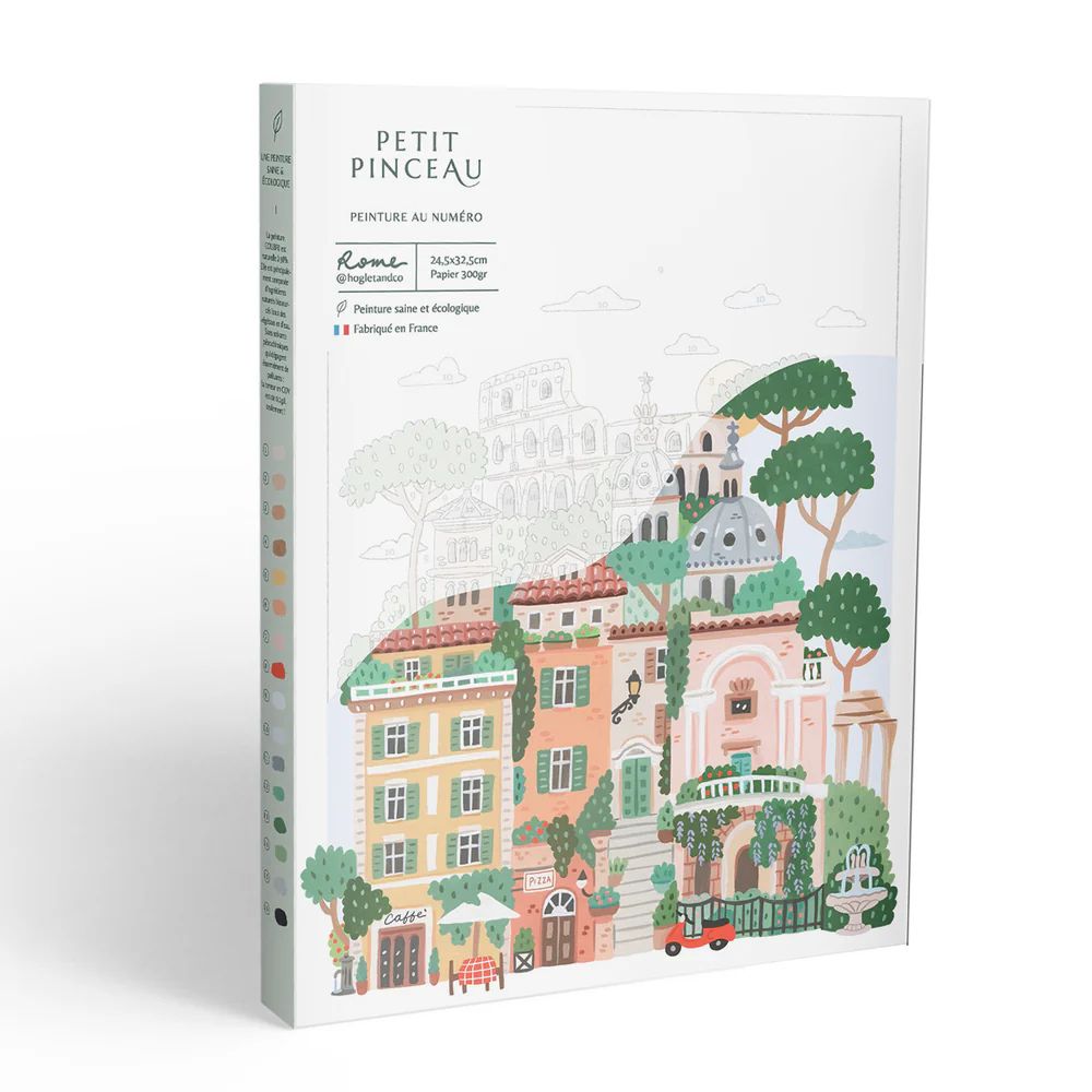 Coffret peinture au numéro - Rome