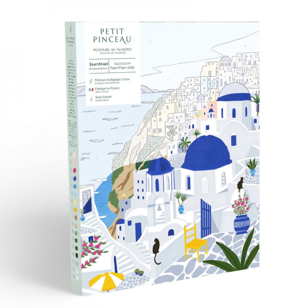 Coffret peinture au numéro - Santorini