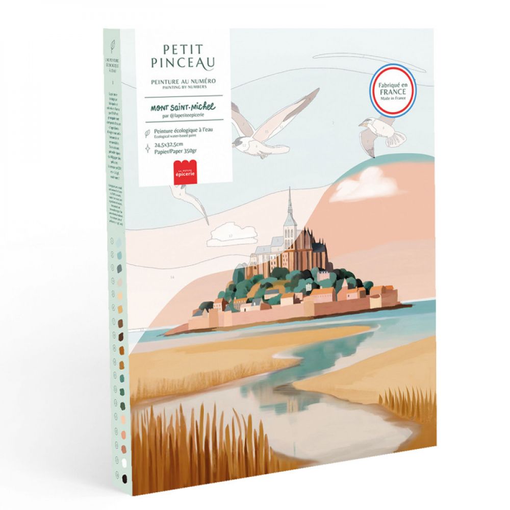Coffret peinture au numéro - Mont Saint-Michel