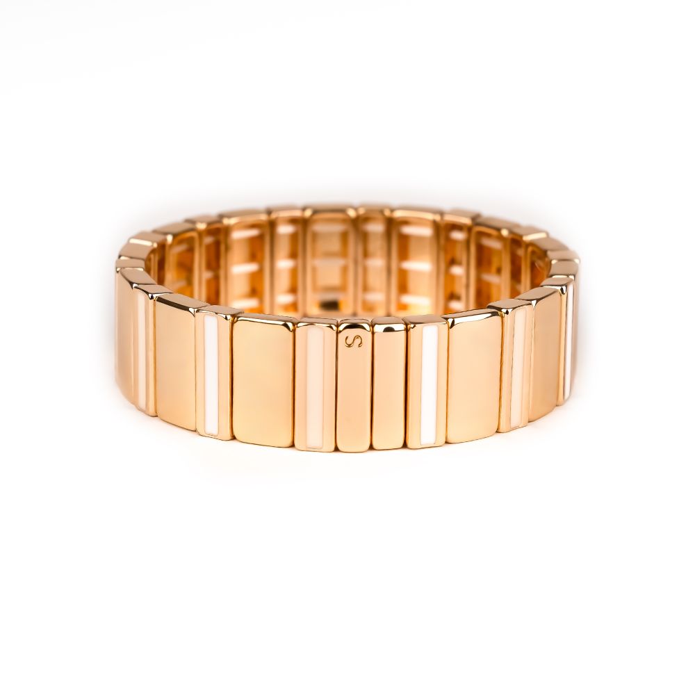 Bracelet Simone à Bordeaux - Baguette - gold pure