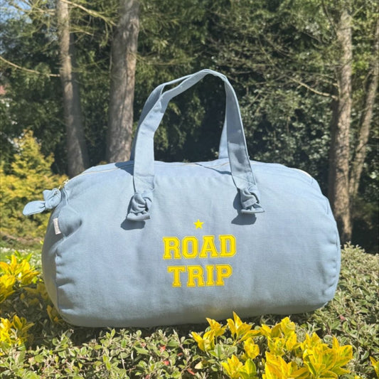 Sac polochon - bleu et jaune - Road Trip