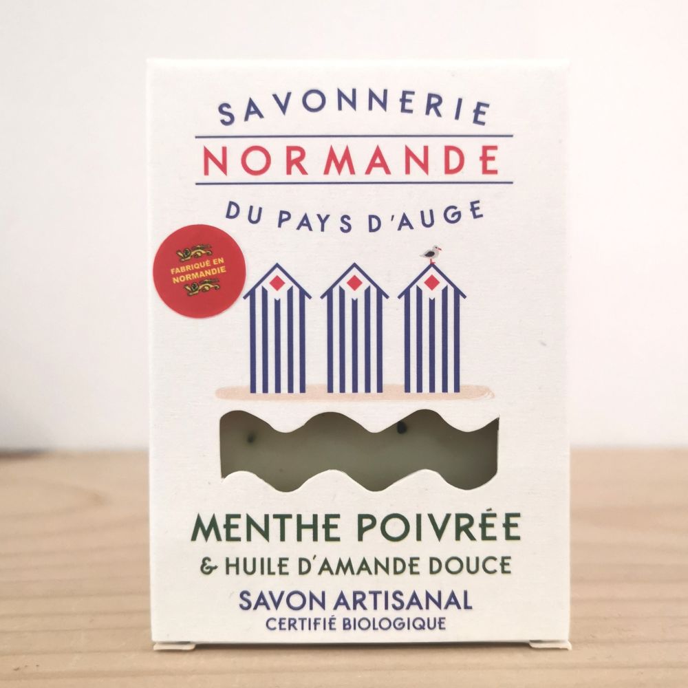 Savon artisanal bio normand - Menthe poivrée