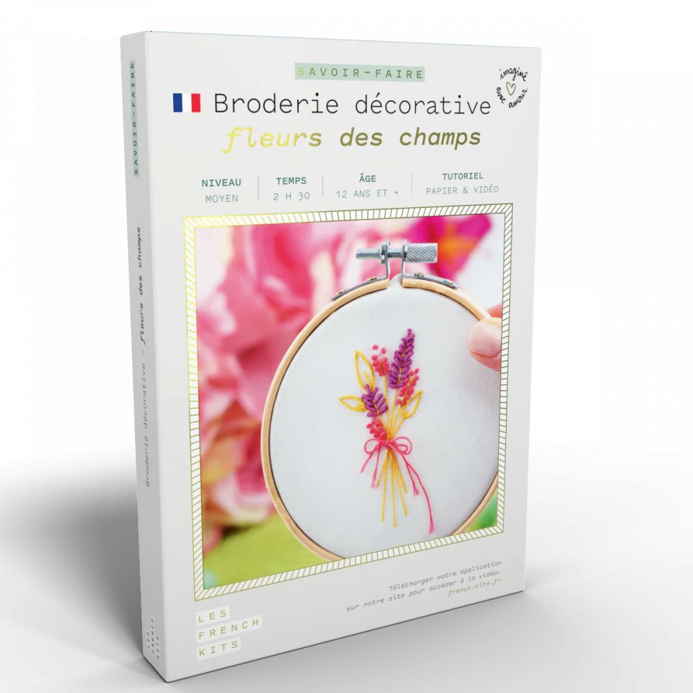 Kit broderie - Fleurs des champs