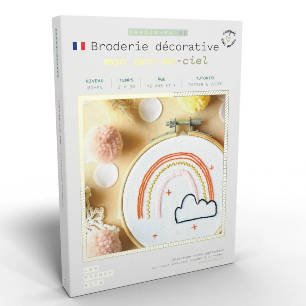 Kit broderie - Arc en ciel