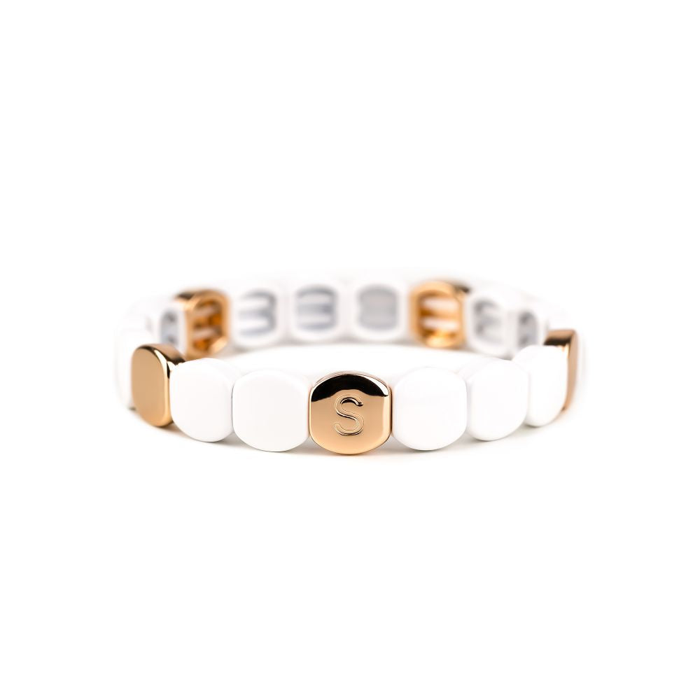 Bracelet Simone à Bordeaux - Colorful - blanc - Taille L