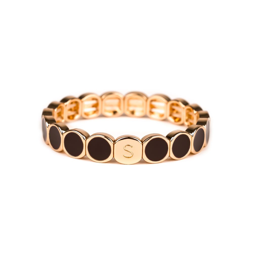 Bracelet Simone à Bordeaux - Colormind - chocolat - Taille L