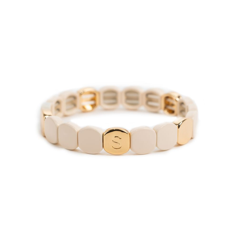 Bracelet Simone à Bordeaux - Colorful - beige - Taille L