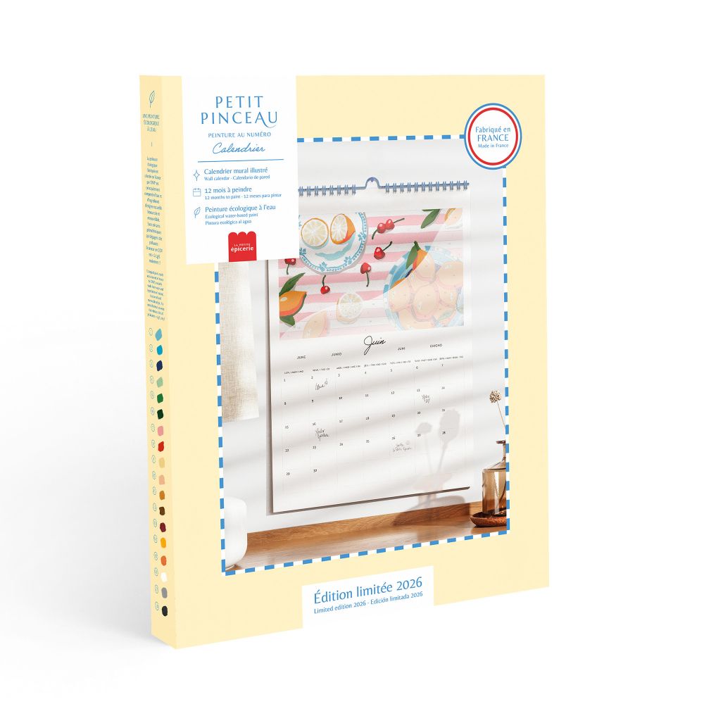 Coffret peinture au numéro - Calendrier 2026
