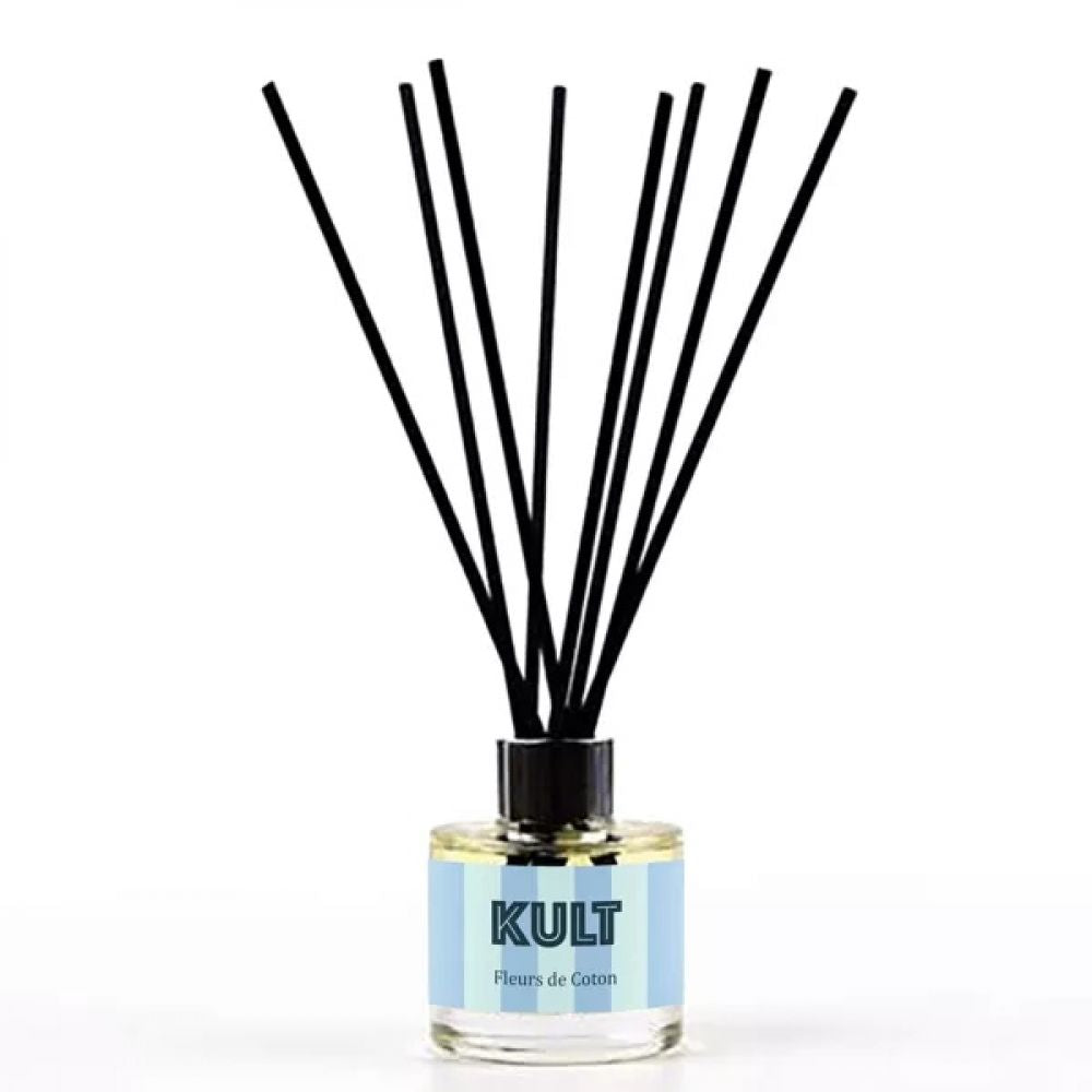Diffuseur rayé Kult - Fleurs de coton