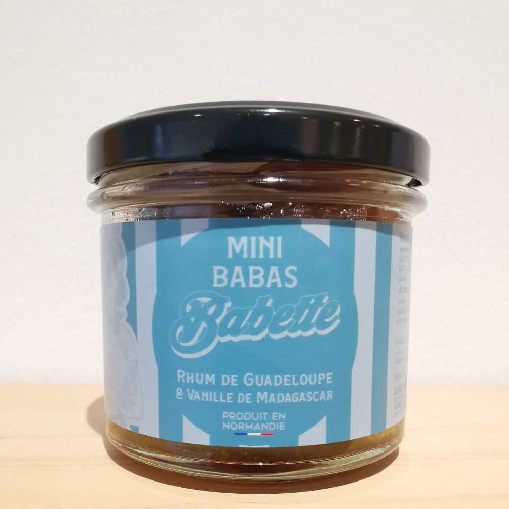 Mini babas - Rhum de Guadeloupe & vanille de Madagascar
