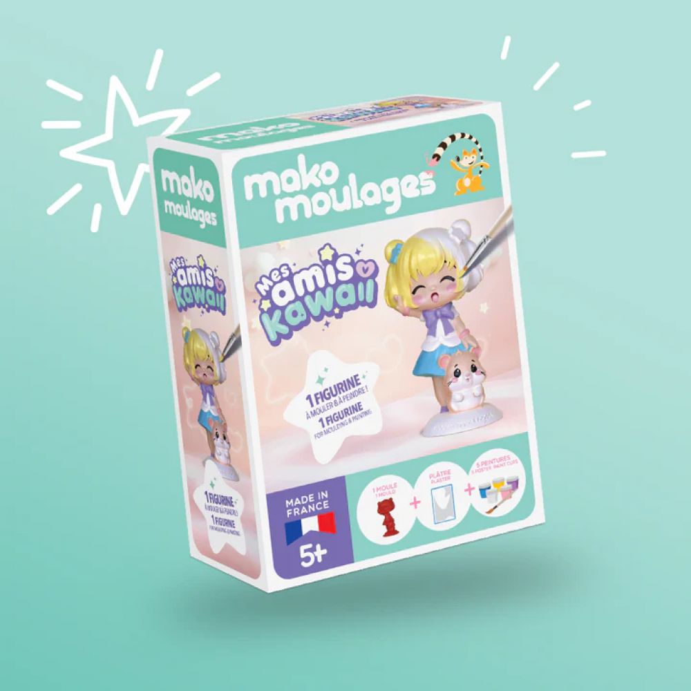 Kit créatif - Kawaï - La fillette et son hamster