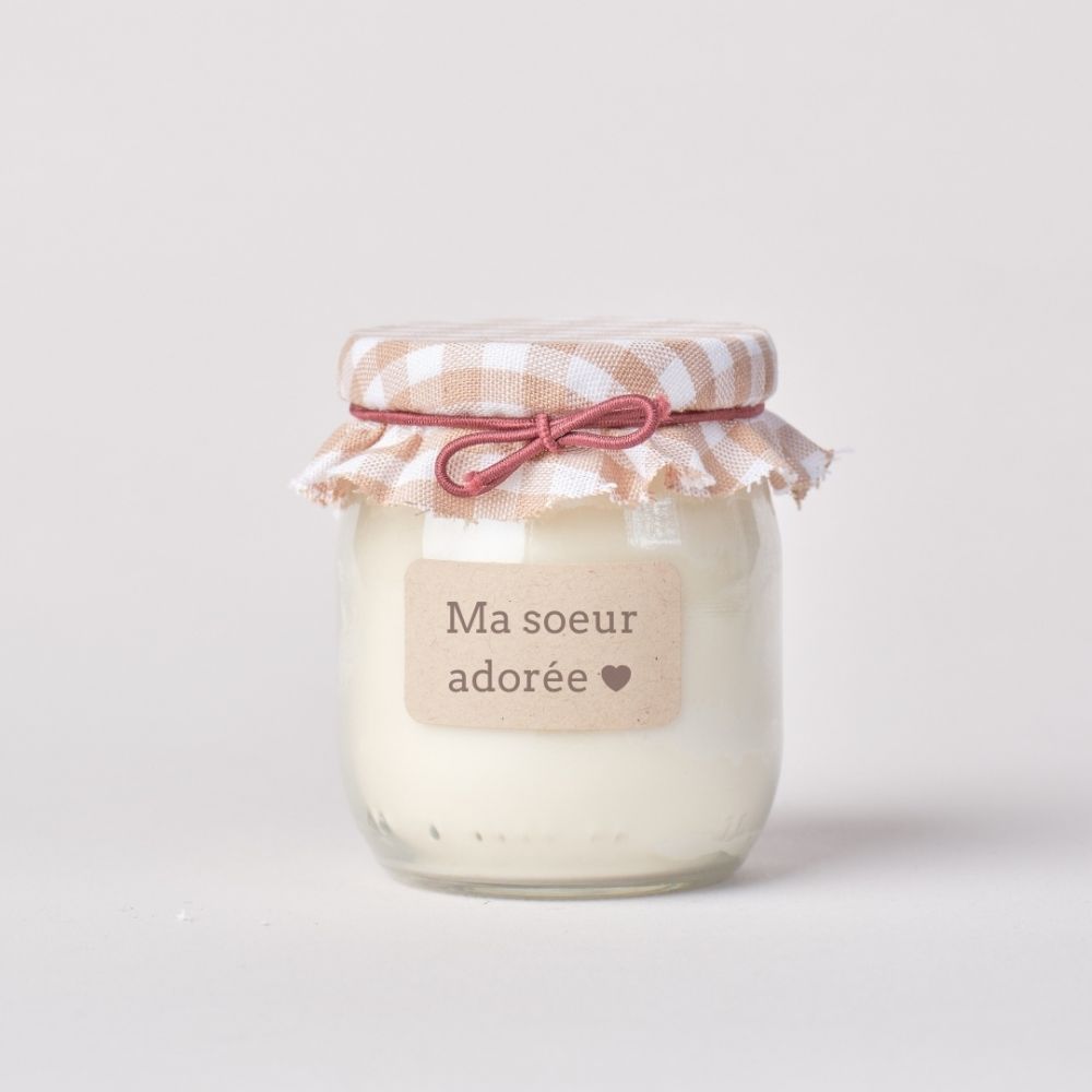 Bougie végétale parfumée - Ma soeur adorée