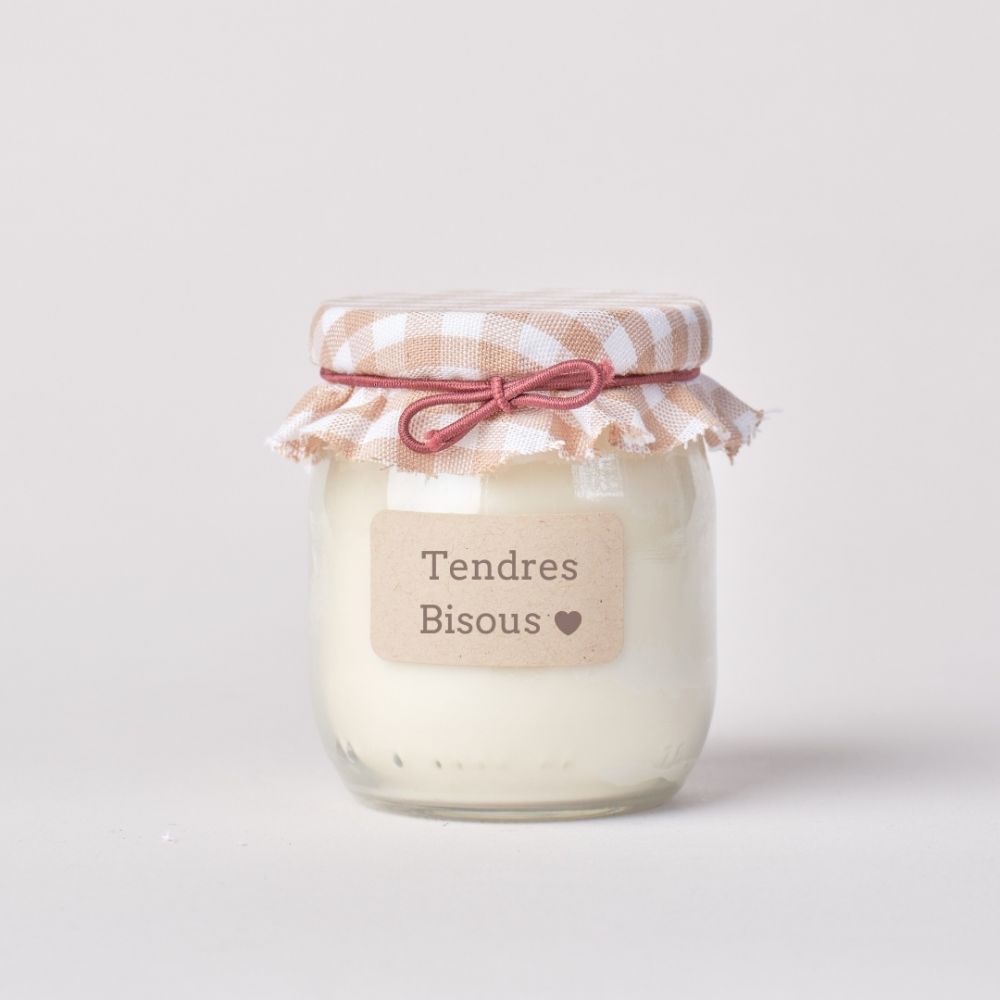 Bougie végétale parfumée - Tendres bisous
