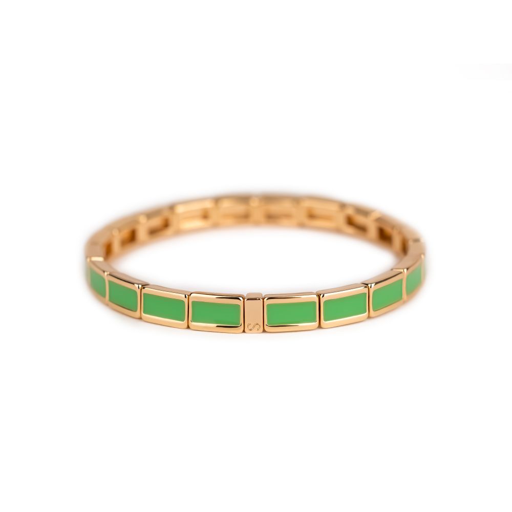 Bracelet Simone à Bordeaux - Fin serti - Citron vert