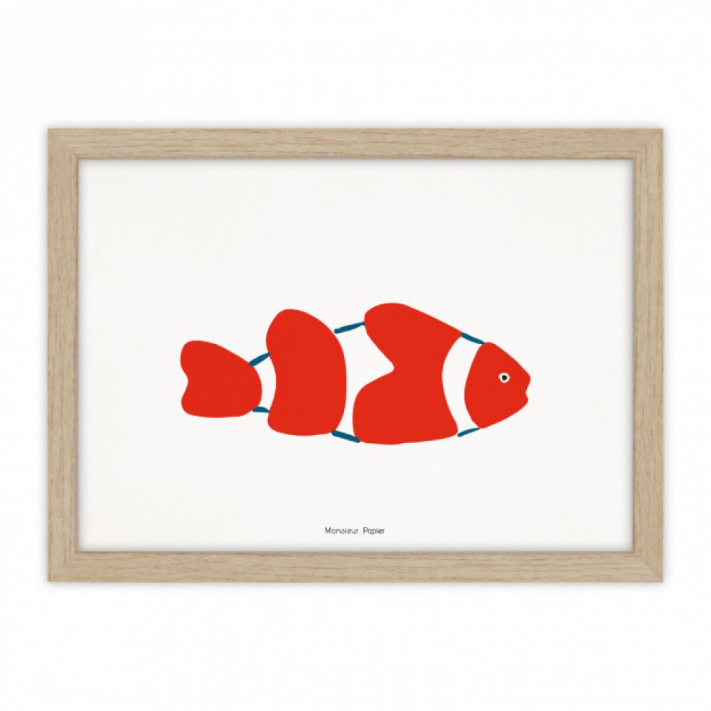 Poster A4 Poisson-clown