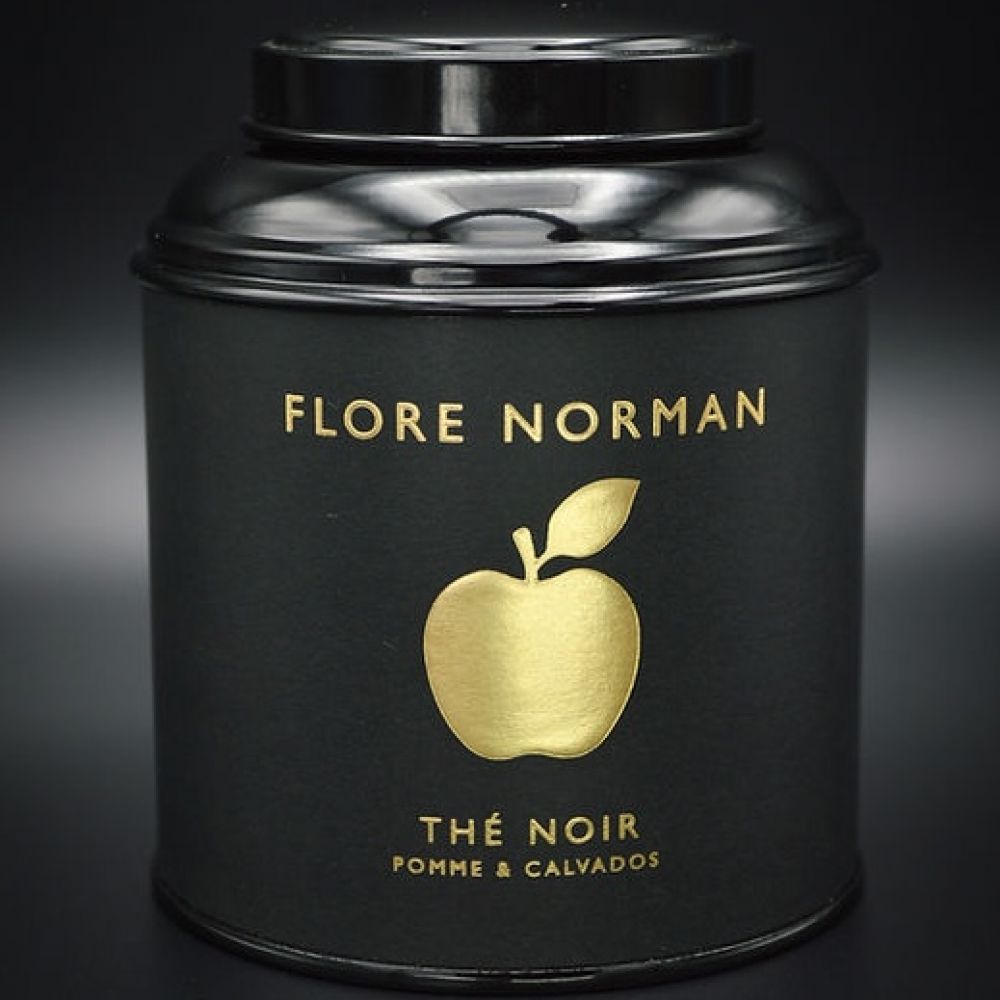 Boite 100g - Thé Noir - Pomme Calvados