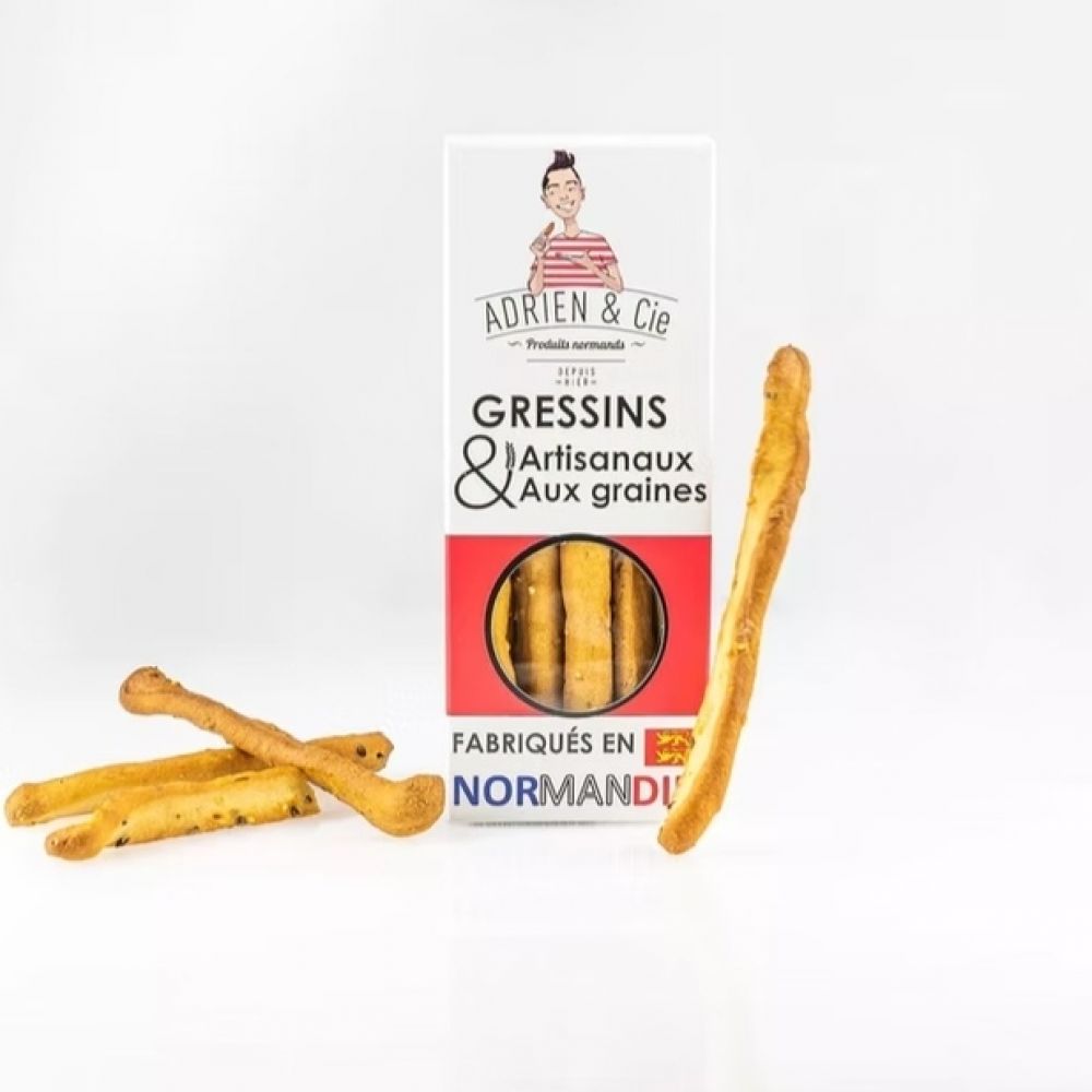 Gressins aux graines