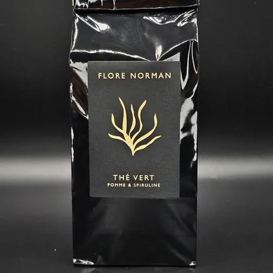 Sachet 100g - Thé vert - Pomme Spiruline
