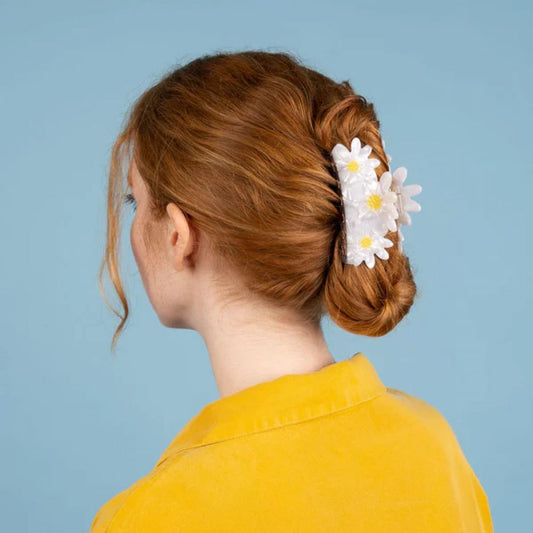 Pince à cheveux - Trio pâquerettes