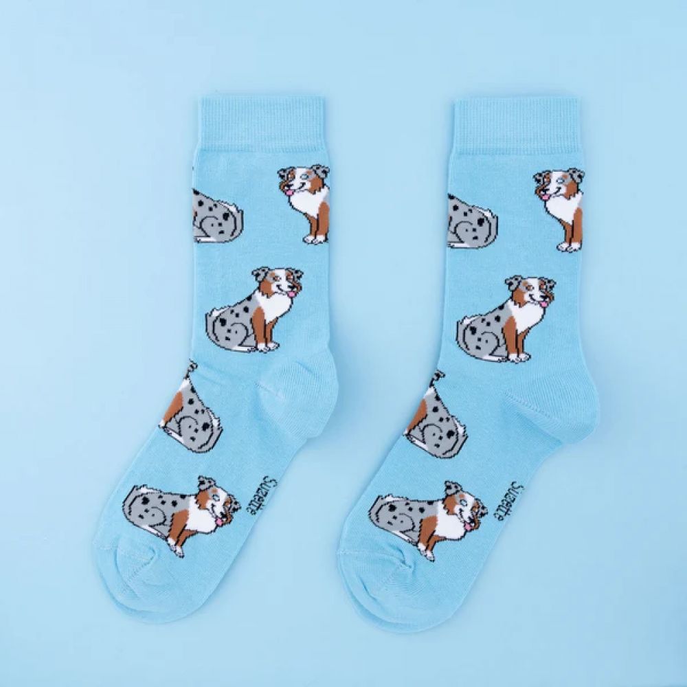 Chaussettes 35/44 - Berger Australien bleues