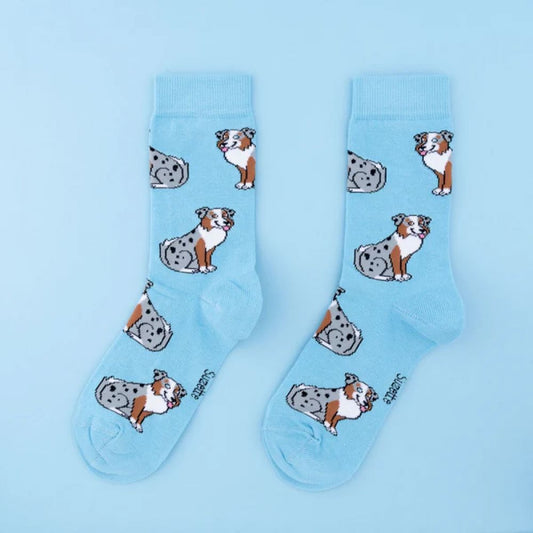 Chaussettes 35/44 - Berger Australien bleues