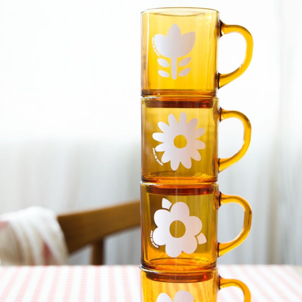 Mug Duralex retro - jaune vermeil