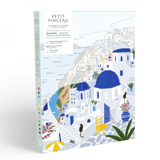 Coffret peinture au numéro - Santorini