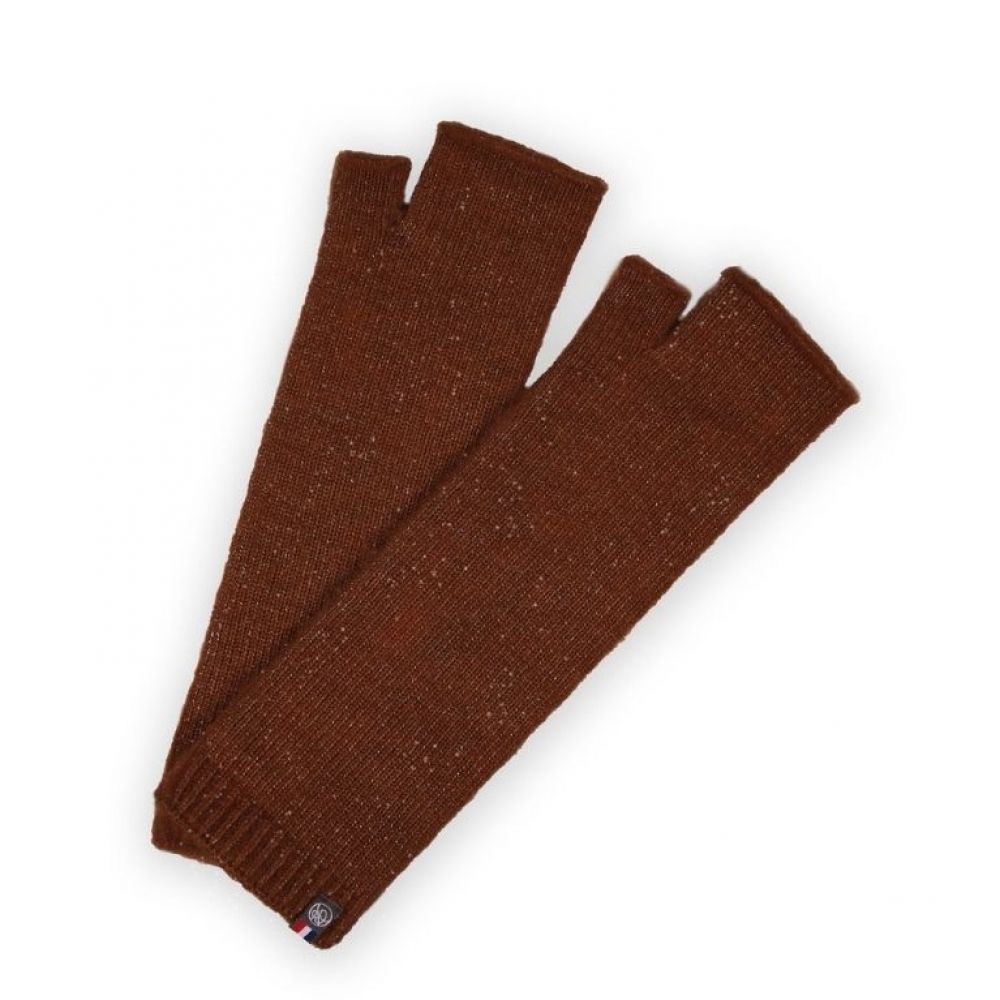 Mitaines pailletées Natacha - Chocolat