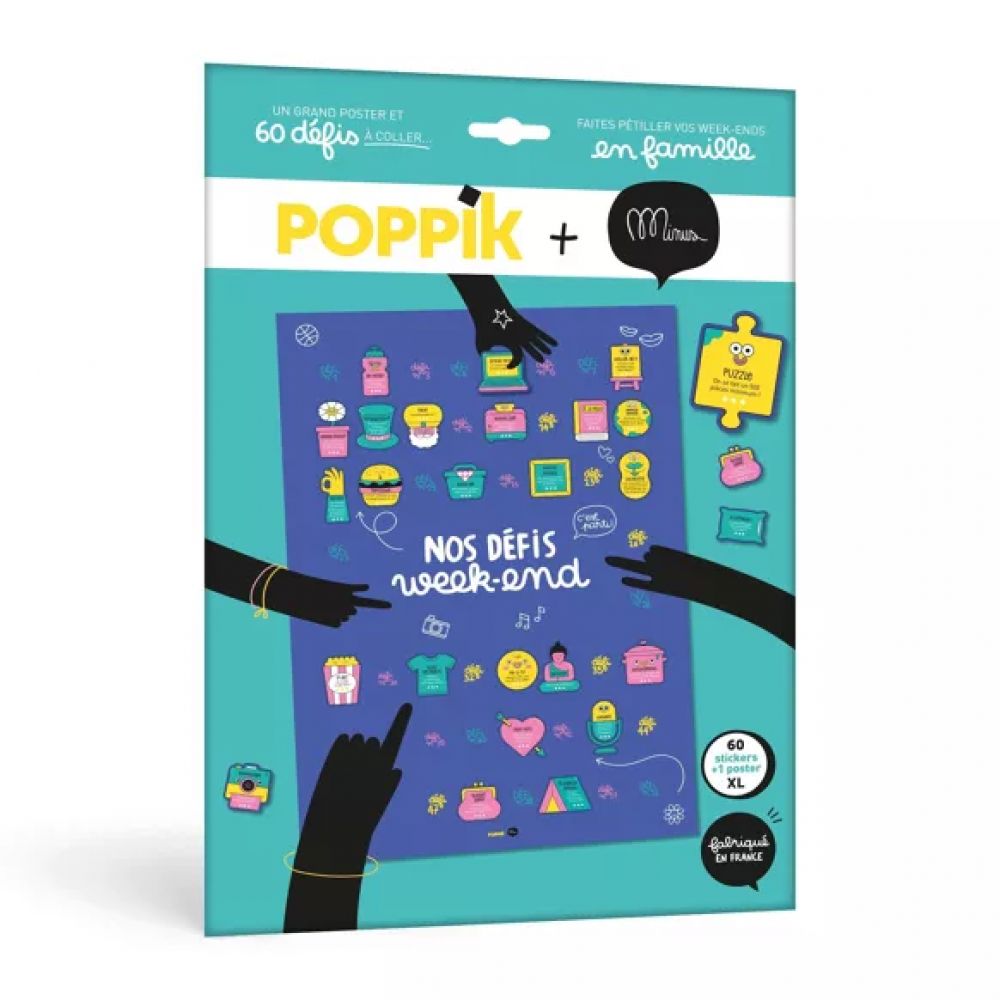 Poster à sticker - Les défis week-end