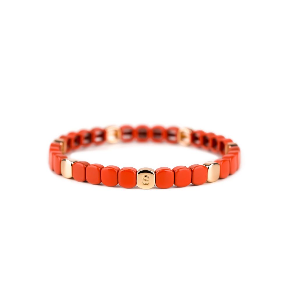 Bracelet Simone à Bordeaux - Colorful mini - corail