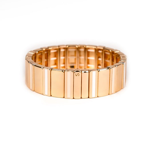 Bracelet Simone à Bordeaux - Baguette - gold pure