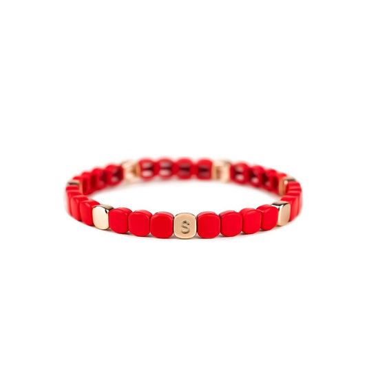 Bracelet Simone à Bordeaux - Colorful mini - orange pepsi