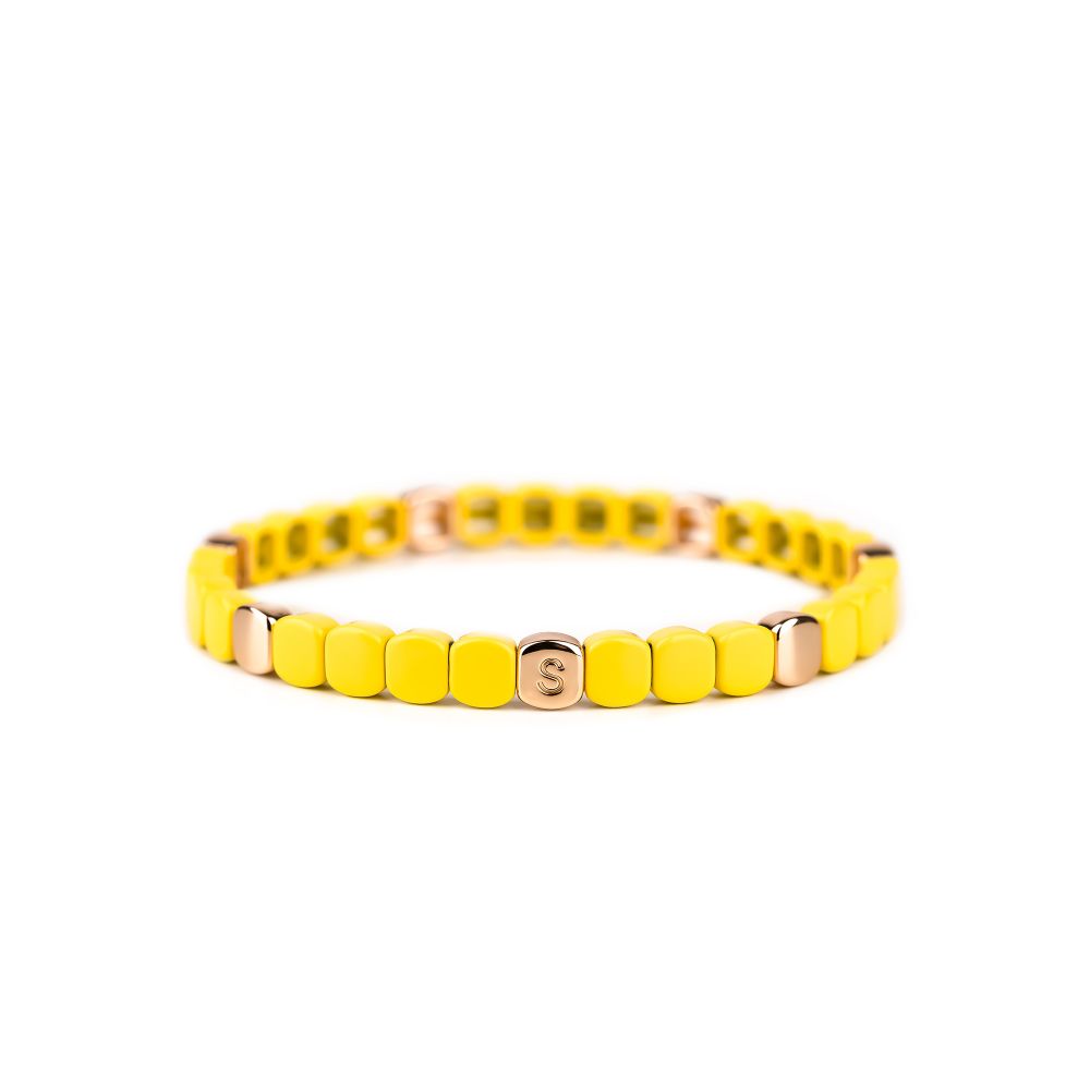 Bracelet Simone à Bordeaux - Colorful mini - jaune
