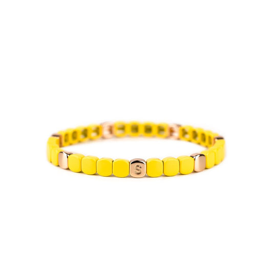 Bracelet Simone à Bordeaux - Colorful mini - jaune