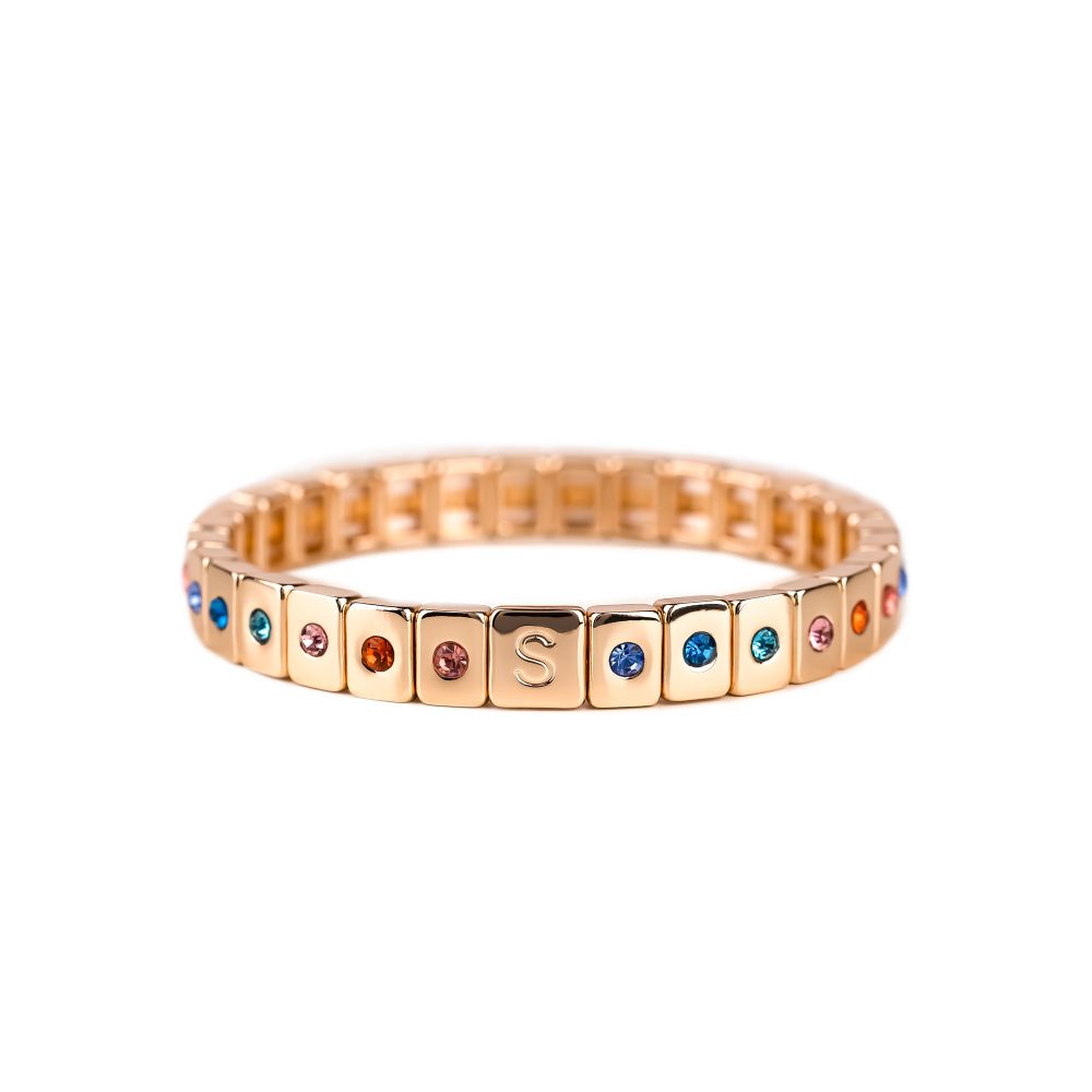 Bracelet Simone à Bordeaux - Cristal rectangle - california