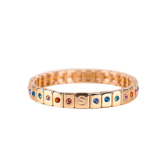 Bracelet Simone à Bordeaux - Cristal rectangle - california