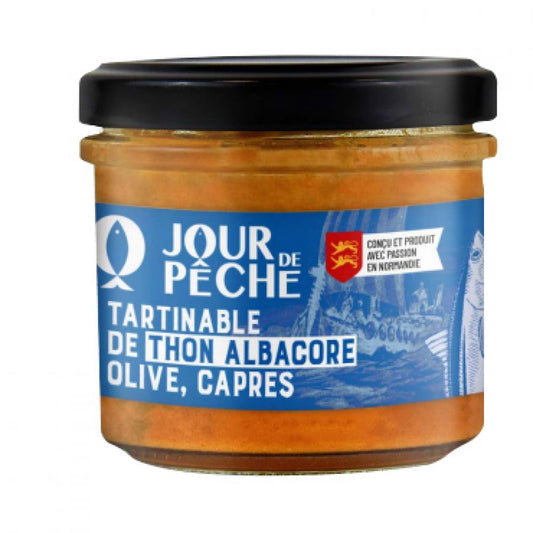 Tartinable de thon Albacore, olives, câpres - Jour de Pêche