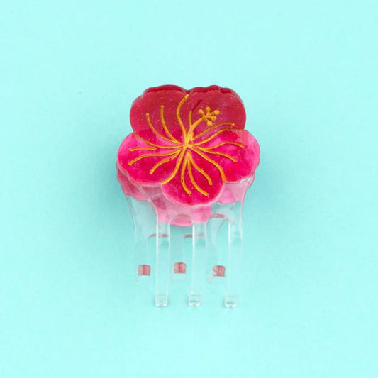 Mini-pince à cheveux - Hibiscus