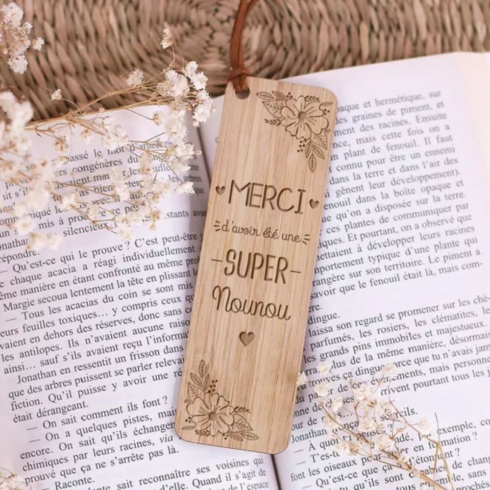 Marque-page - Merci nounou