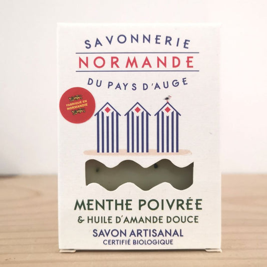 Savon artisanal bio normand - Menthe poivrée