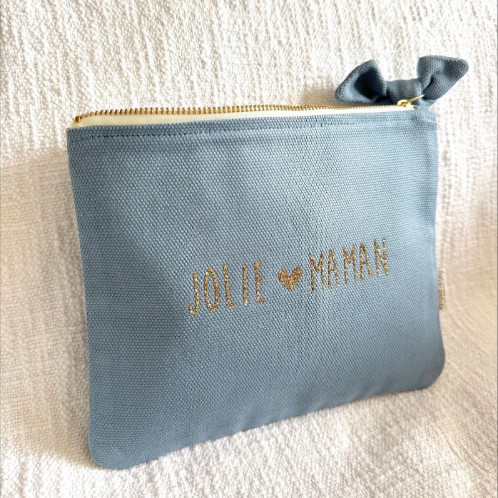 Pochette - bleu nuage - Jolie maman