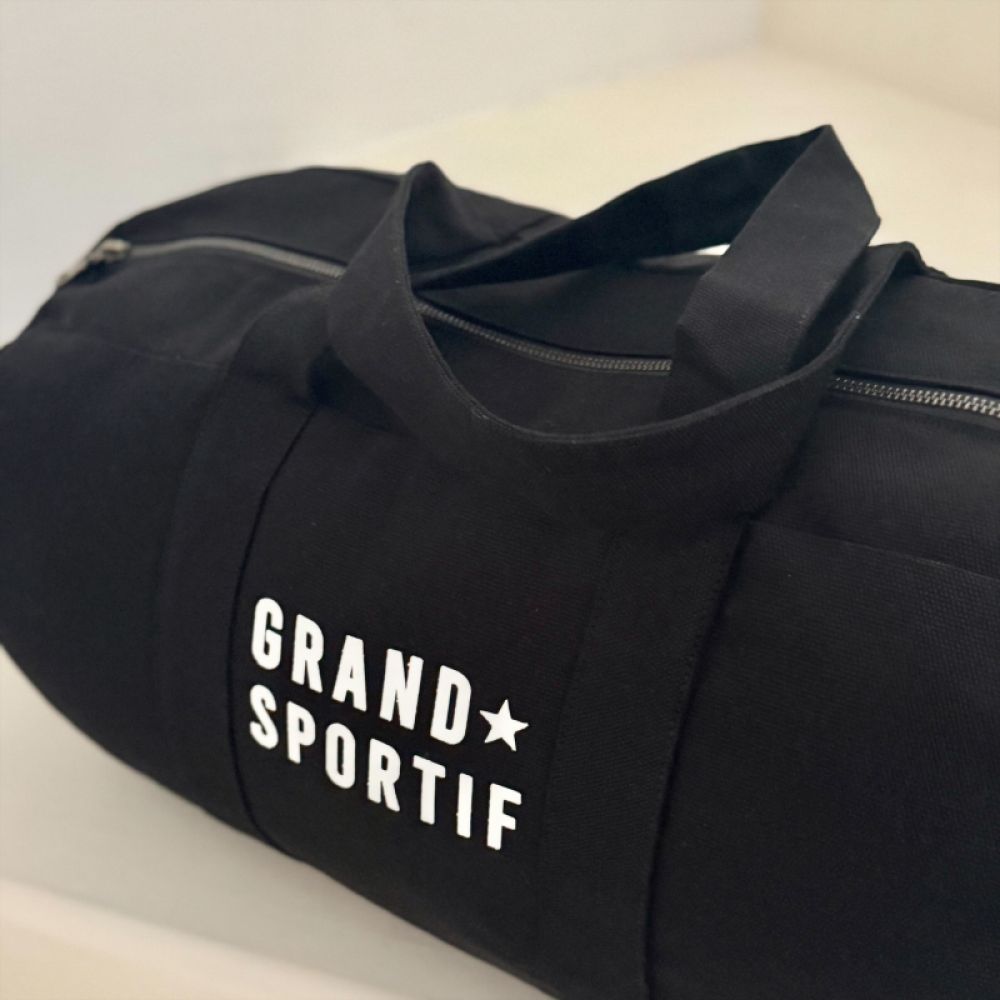 Sac polochon noir - Grand sportif