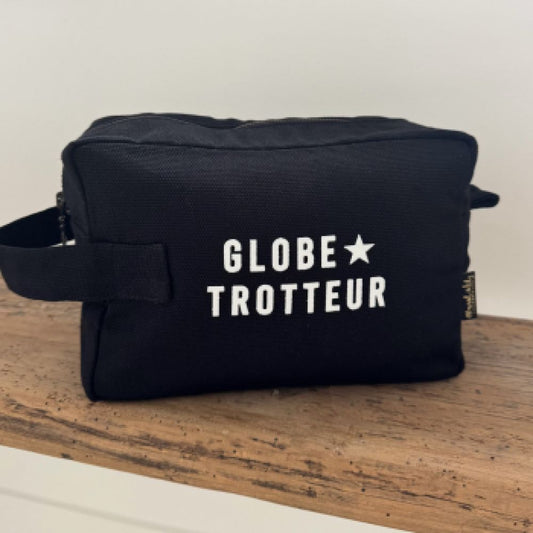 Trousse de toilette noire - Globe-trotteur