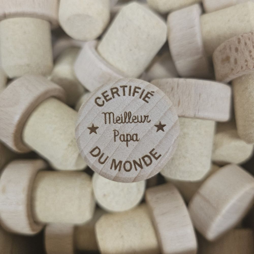 Bouchon - Certifié meilleur papa du monde