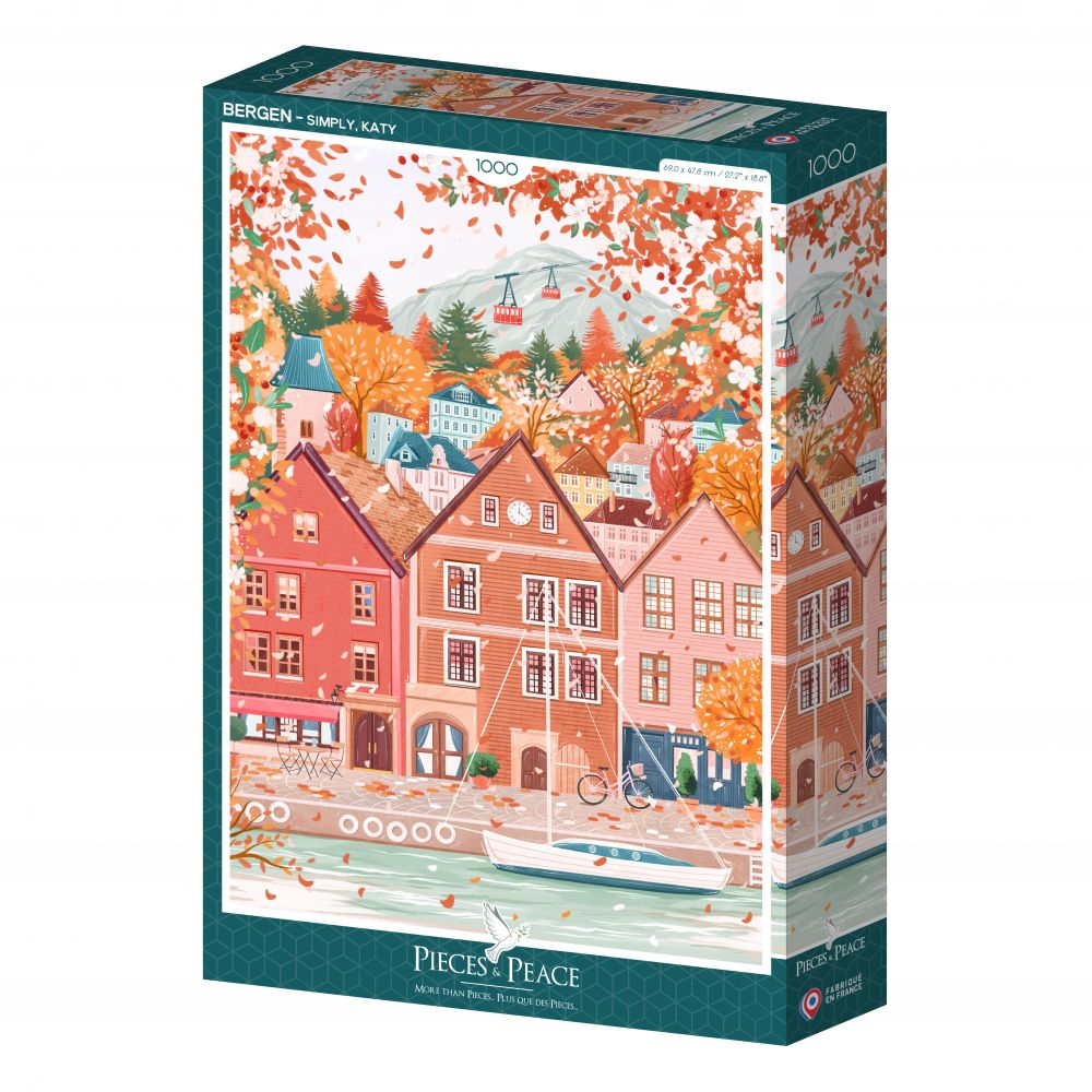 Puzzle 1000 pièces - Bergen